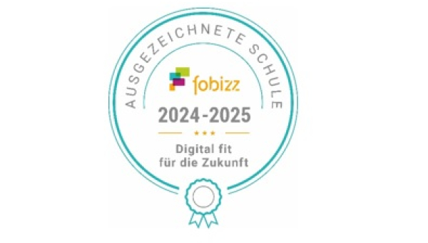 ESS als fobizz Schule 2024/25 für besonderes Engagement in digitaler Bildung ausgezeichnet